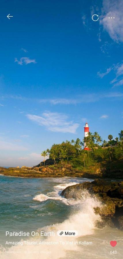 Hotel CocoBeach Kovalam Exterior foto